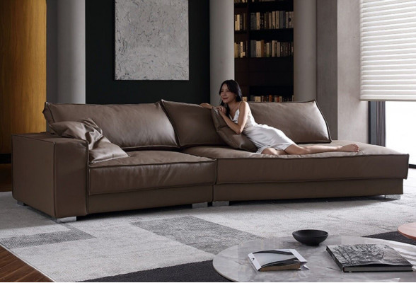 Moderne Sofas Ledersofa Couch Sofa Ecke Design Eck Ecksofa L-form