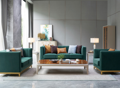 Sofagarnitur 3+2+1 Relax Sitzer Set Design Sofas Polster Couchen Leder