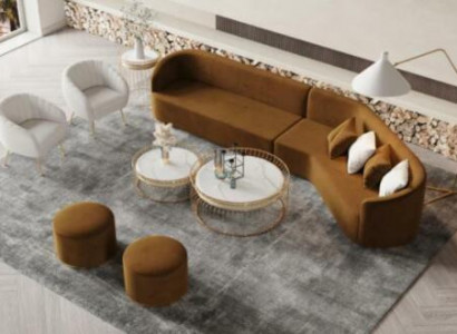 Ecksofa L-form Wohnlandschaft Relax Sitz Design Couch Lounge Sofas Samt Sofa
