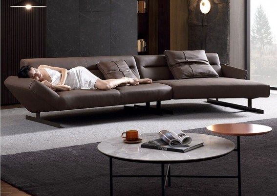 Design Ecksofa Wohnlandschaft Sofa Couch L Form Polster Couchen Leder