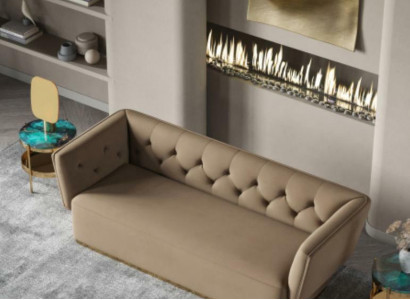 Sofagarnitur 2+2 Sitzer Sofa Wohnlandschaft Sitz Design Couch Lounge Sofa Textil