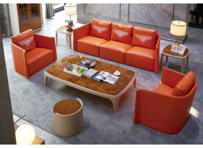 Sofagarnitur 3+1+1 Sitzer Sofas Polster Garnitur Klassische Couchen Kunstleder
