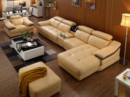 Wohnlandschaft Luxus Eckgarnitur Ecksofa L-form Polster Modern Relax Sitz Möbel