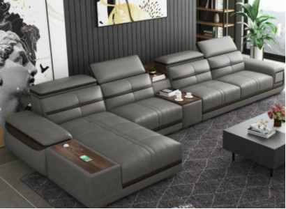 Wohnlandschaft Eckgarnitur Ecksofa L-form Polster Modern Relax Sitz Luxus Möbel