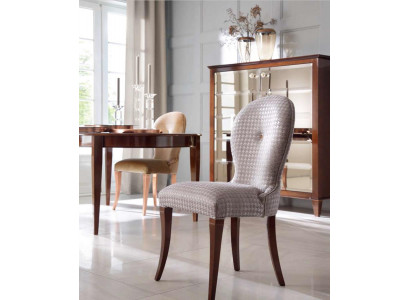 Luxus Esszimmerstuhl Stuhl Sessel Sitzer Esszimmer Stühle Holz Modern Grau