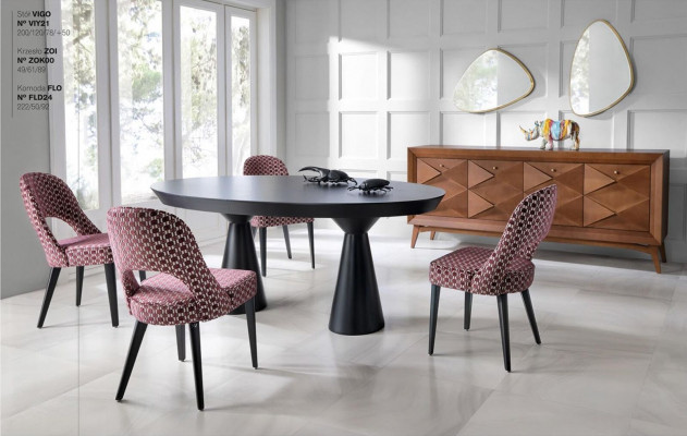 Esszimmerstuhl Stuhl Luxus Küchenstuhl Lehnstuhl Stoff Esszimmer Stühle Holz Neu