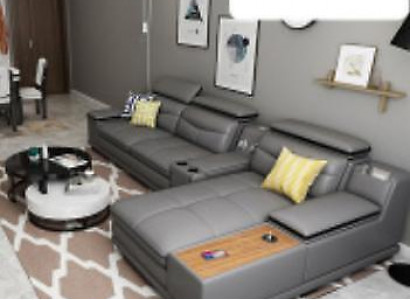 Modern Ecksofa L-form Eck Polstersofa Sitz Couch Sofas Wohnlandschaft Sofa Neu