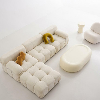 Ecksofa L-form Wohnlandschaft Relax Sitz Design Couch Lounge Eck Modern Textil