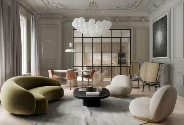 Design Couch Lounge Sofas Samt Sofa 3 Sitz Stoff Rund Club Möbel Eck Garnitur