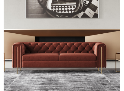 Dreisitzer Couch Polster Design Sofa Sitz Sofas 3er Zimmer Möbel Moderne