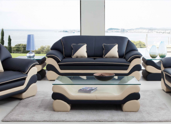 Leder Sofa Couch Klassischer 3 Sitzer Couchen Sofas Designer Polster