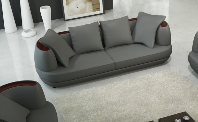 Designer Möbel Sofa Coch 3 Sitzer Polster Sofas Wohnzimmer Dekor Couchen