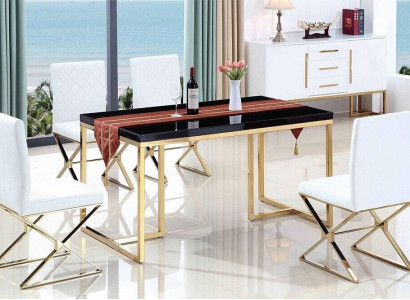 Esstisch 4x Stühle Esszimmer Set Komplett Set Ess Gruppe Tisch 5tlg