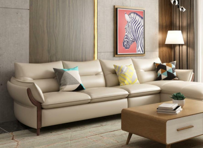 Möbel Wohnlandschaft Luxus Sofa Eck Garnitur Ecksofa L-form Polster Modern Relax