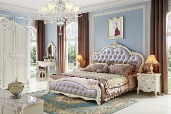Schminktisch Spiegel Hocker Luxus Kommode Konsole Schlafzimmer Barock