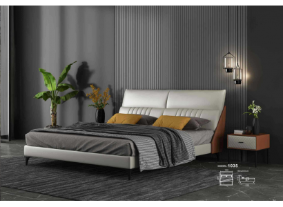 Designer Bett Schlafzimmer Betten Textil Leder Hotel Luxus Polster Samt Weiß Neu