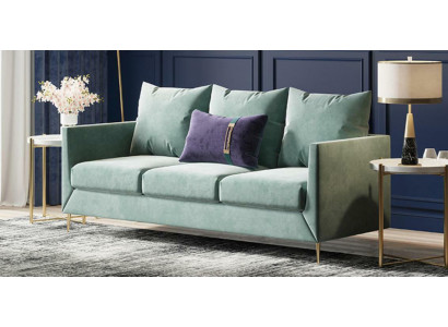 3 Sitzer Stoff Sofa Wohnlandschaft Relax Sitz Design Couch Lounge Sofas Samt