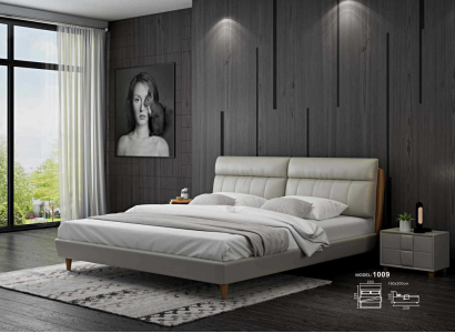 Bett Polster Design Luxus Doppel Betten Beige 180x200 Schlaf Zimmer