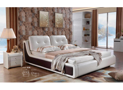 Doppelbett Bett Ehebett Design Luxus Polsterbett Einrichtung Textil Betten