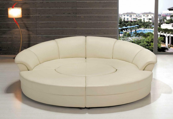 Runde xxl polster wohnlandschaft couch rund eck sofa ledersofa sitz eck garnitur