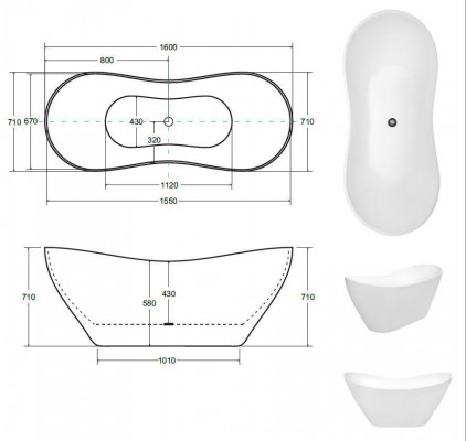 Goldene Designer Badewanne Freistehende Luxus Wanne in Gold Wannen
