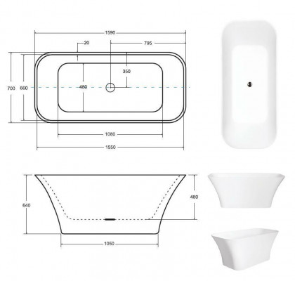 Badewanne Exclusive Silber Bade Wannen freistehende Acrylwanne Design