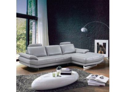 Ledersofa Couch Wohnlandschaft Ecksofa Eck Garnitur Design Modern Sofa 1508