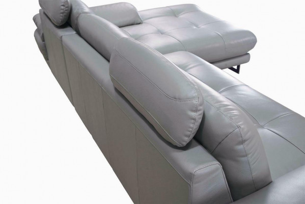 Ledersofa Couch Wohnlandschaft Ecksofa Eck Garnitur Design Modern Sofa 1508