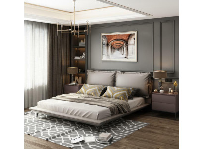 Doppelbett Bett Ehebett Design Luxus Luxur Betten Designbett Textil