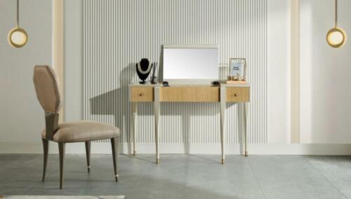 Schminktisch Schminkkommode Kosmetik Konsolen Frisiertisch Massivholz