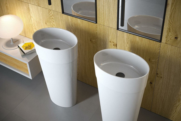 Modernes Design Waschbecken Acryl Bad Freistehender Waschtisch