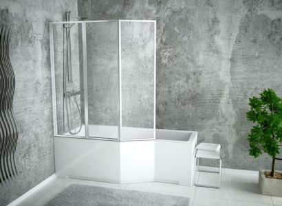 Rechteck Badewanne Bad Modern Badezimmer Wanne Acryl Duschwand