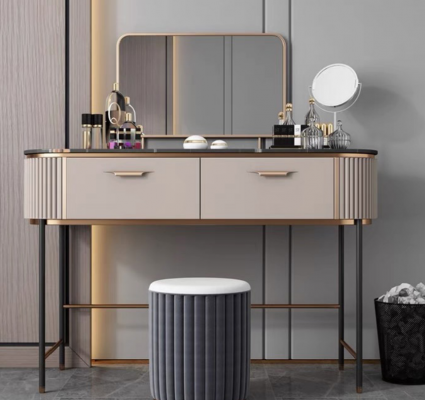 Schminktisch Hocker Konsole Schmink Deko Tische Tisch Konsolen Sekretär