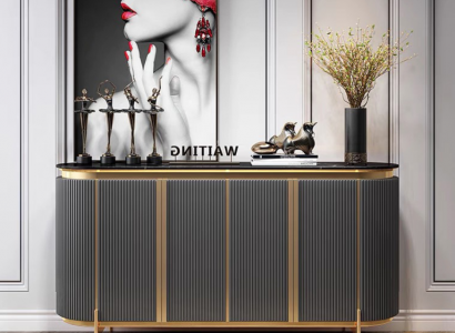 Modernes Sideboard Kommode Highboard Schrank Anrichte Hochglanz