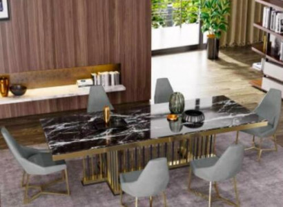 Möbel Tisch Tische Esszimmer Design Küche Luxus Moderner Marmor Esstisch 90x160
