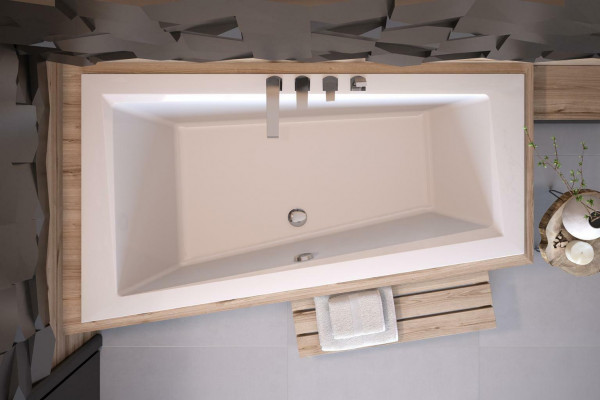 Design Badewanne Eck Badewannen Wannen Moderne Eckbadewanne
