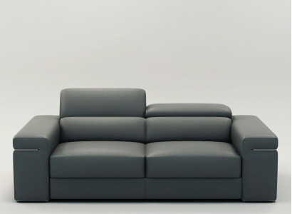 Sofa Couch Polser Sitz 3 Sitzer XXL Big Sofas Couchen Leder 3 Sitzplatz Neu