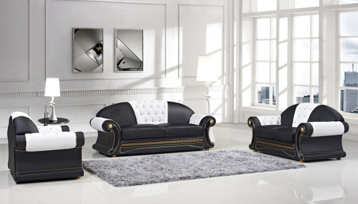 Klassische Designer 3 Sitzer Chesterfield Leder Couch Polster Sitz ohne 2+1 Neu