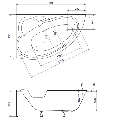 Badezimmer Eckwanne Bad Wanne Design Wannen Acryl Komplett Set