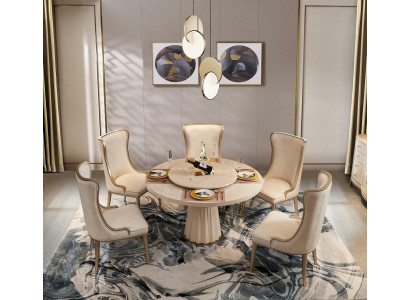 Esstisch Runder Wohnzimmer Design Garnitur Esszimmer Massivholz Tische