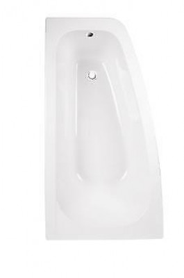 Badezimmer Rechteckige Eck Wannen Badewannen Weiß abgerundete Eckwanne Wanne Neu