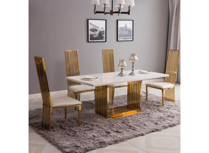 Luxus Tisch Metall Esstisch Mega Design Metall Tische 140x80 Esszimmer Möbel
