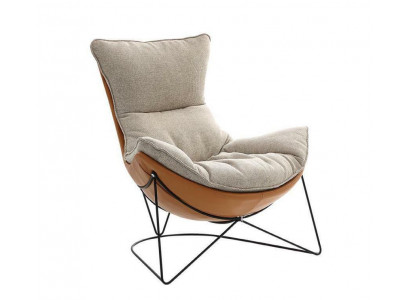 Design Polster Sofa Textil Drehbarer Couch Relax Neu Modern Sessel