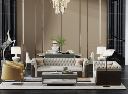 Sofagarnitur 3+2 Sitzer Set Design Sofa Polster Couchen Couch Modern Luxus