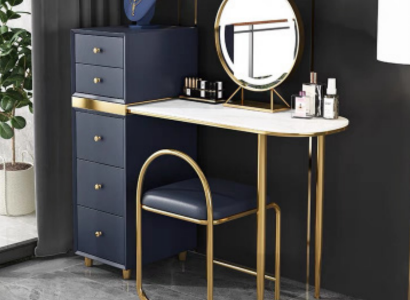 Schminktisch Hocker Komplett Set Kommode Schlafzimmer Neu 2tlg