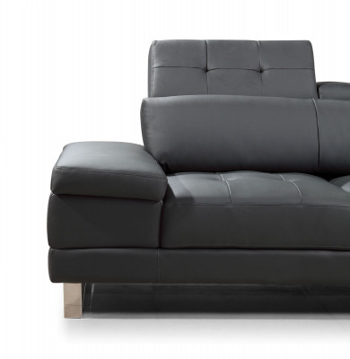 Design Ledersofa Sofa Couch Polster Ecke Sitz Garnitur Wohnlandschaft