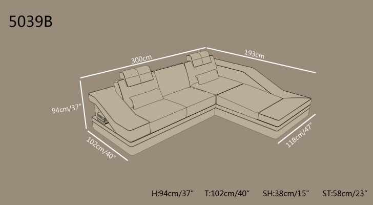 Moderne Ledersofa Ecksofa L Form Couch Polster Sitz Ecke Sofa Couchen