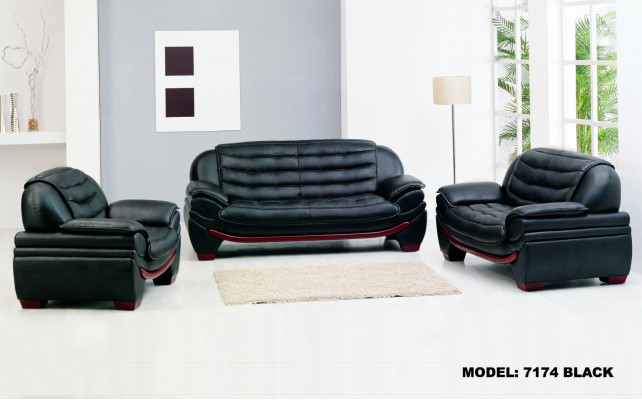 Klassische Designer 3 Sitzer Chesterfield Leder Sitz Couch Polster ohne 2+1