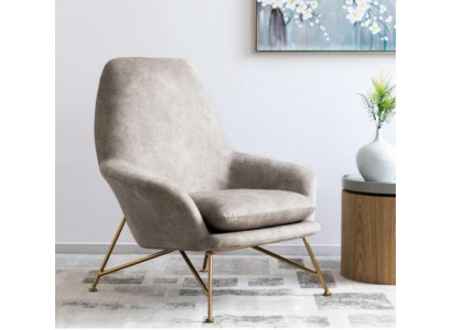 Wohnzimmer Lounge Club Relax Sofa Beige Design Möbel Esszimmer Sessel