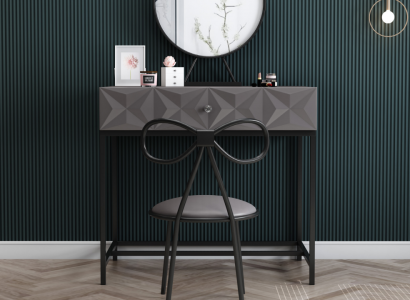 Tisch Klassische Konsole Spiegel Schminktisch Schlafzimmer Hocker Set Kommode